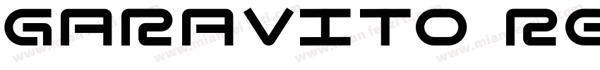 Garavito Regular字体转换